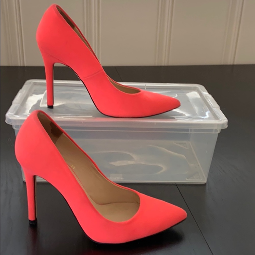 Whistles pink neon stiletto